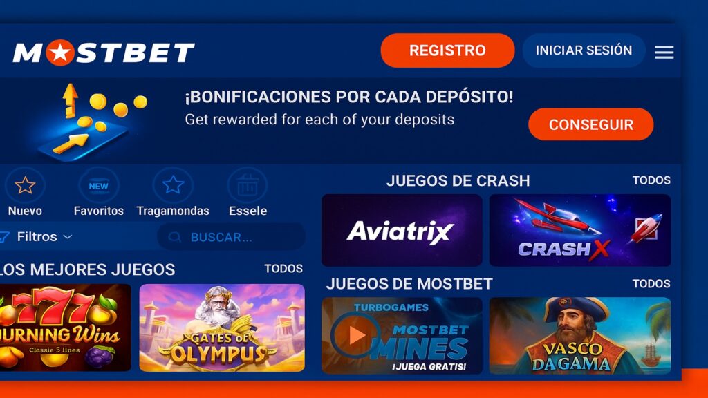 Características principales de la app Mostbet