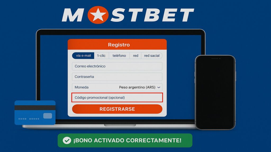 Cómo usar un código promocional en Mostbet